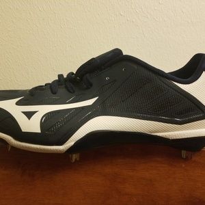 Mizuno Baseball 16 Metal Cleat Navy Blue Heist IQ
